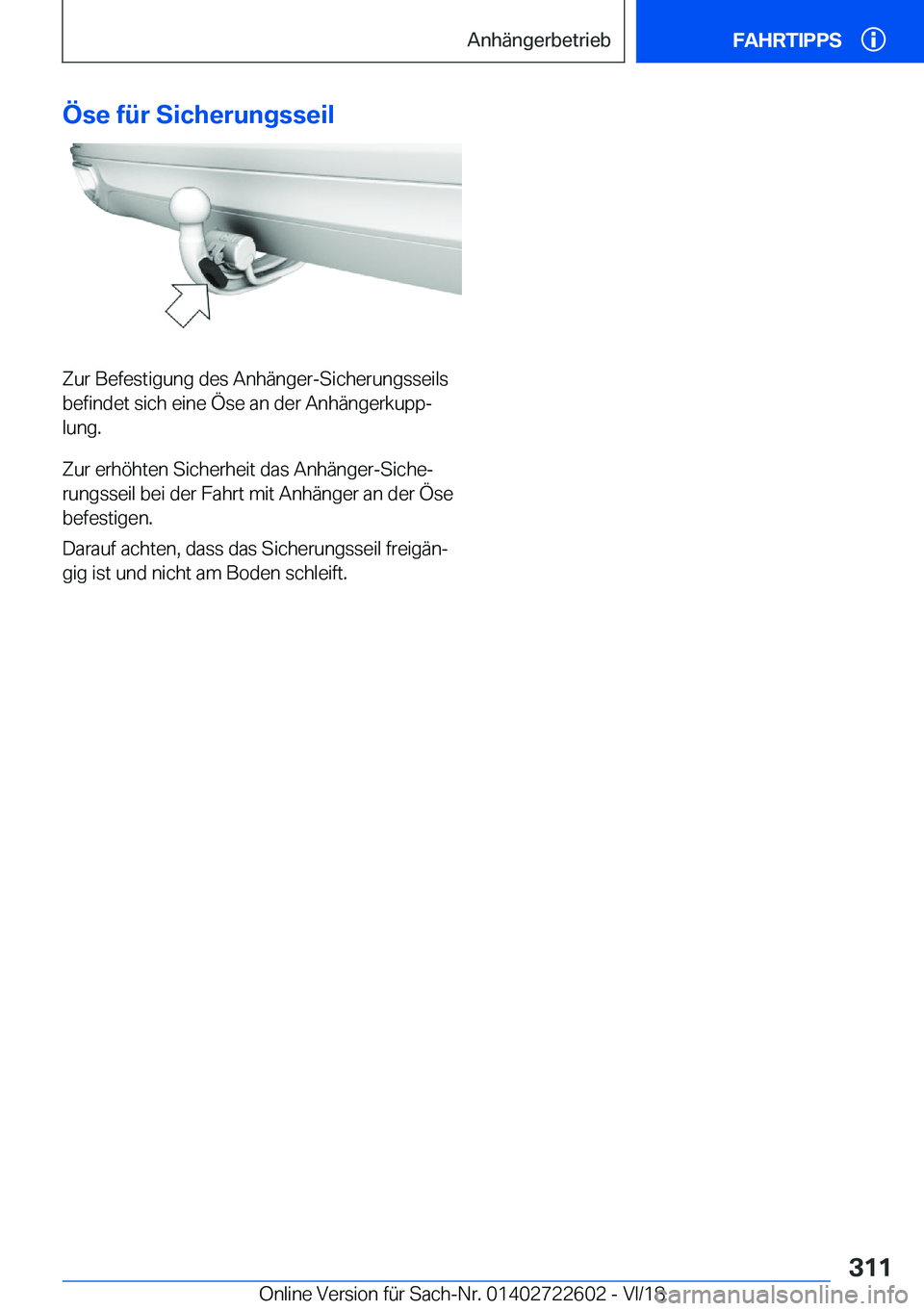 BMW 5 SERIES 2019  Betriebsanleitungen (in German) �