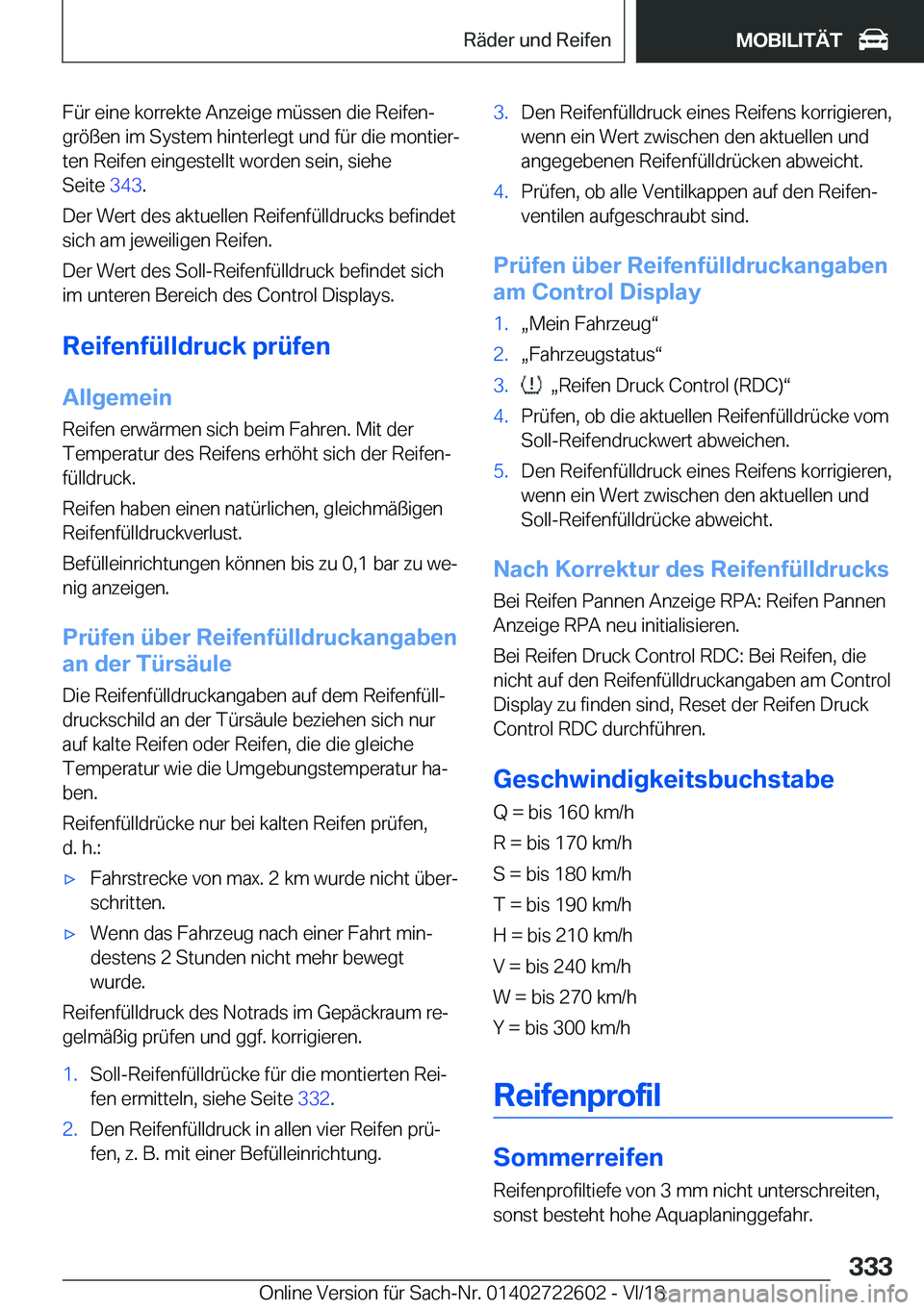 BMW 5 SERIES 2019  Betriebsanleitungen (in German) �F�