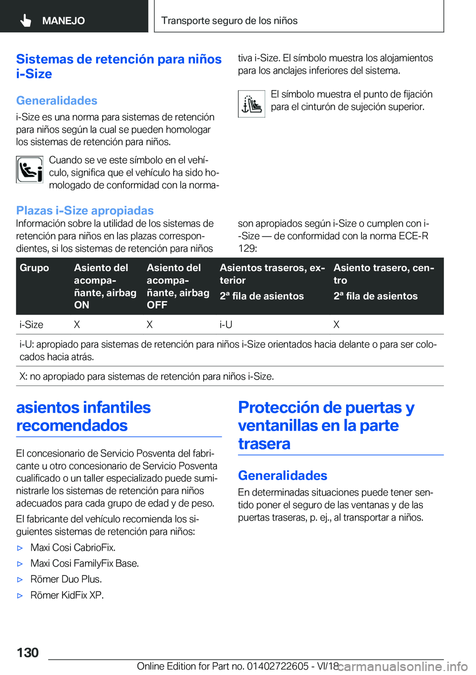 BMW 5 SERIES 2019  Manuales de Empleo (in Spanish) �S�i�s�t�e�m�a�s��d�e��r�e�t�e�n�c�i�