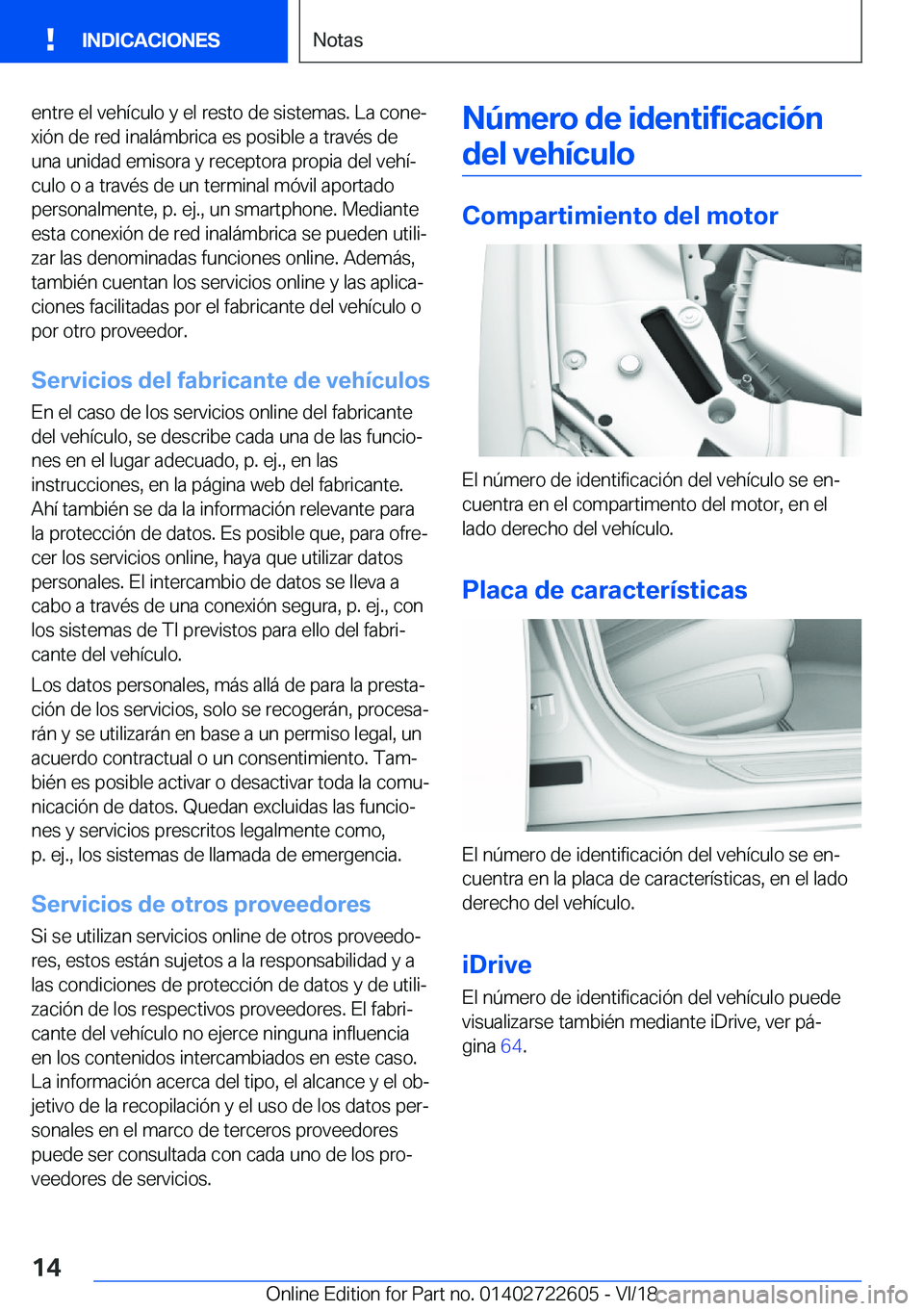 BMW 5 SERIES 2019  Manuales de Empleo (in Spanish) �e�n�t�r�e��e�l��v�e�h�