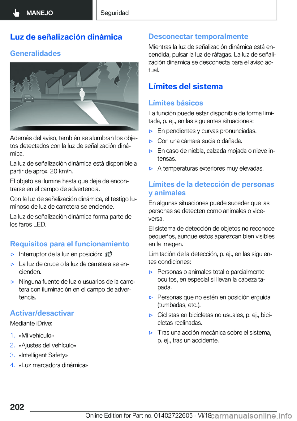 BMW 5 SERIES 2019  Manuales de Empleo (in Spanish) �L�u�z��d�e��s�e�