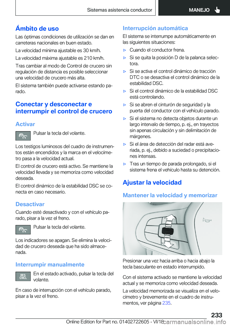 BMW 5 SERIES 2019  Manuales de Empleo (in Spanish) �