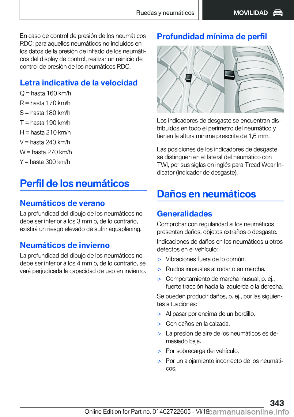 BMW 5 SERIES 2019  Manuales de Empleo (in Spanish) �E�n��c�a�s�o��d�e��c�o�n�t�r�o�l��d�e��p�r�e�s�i�