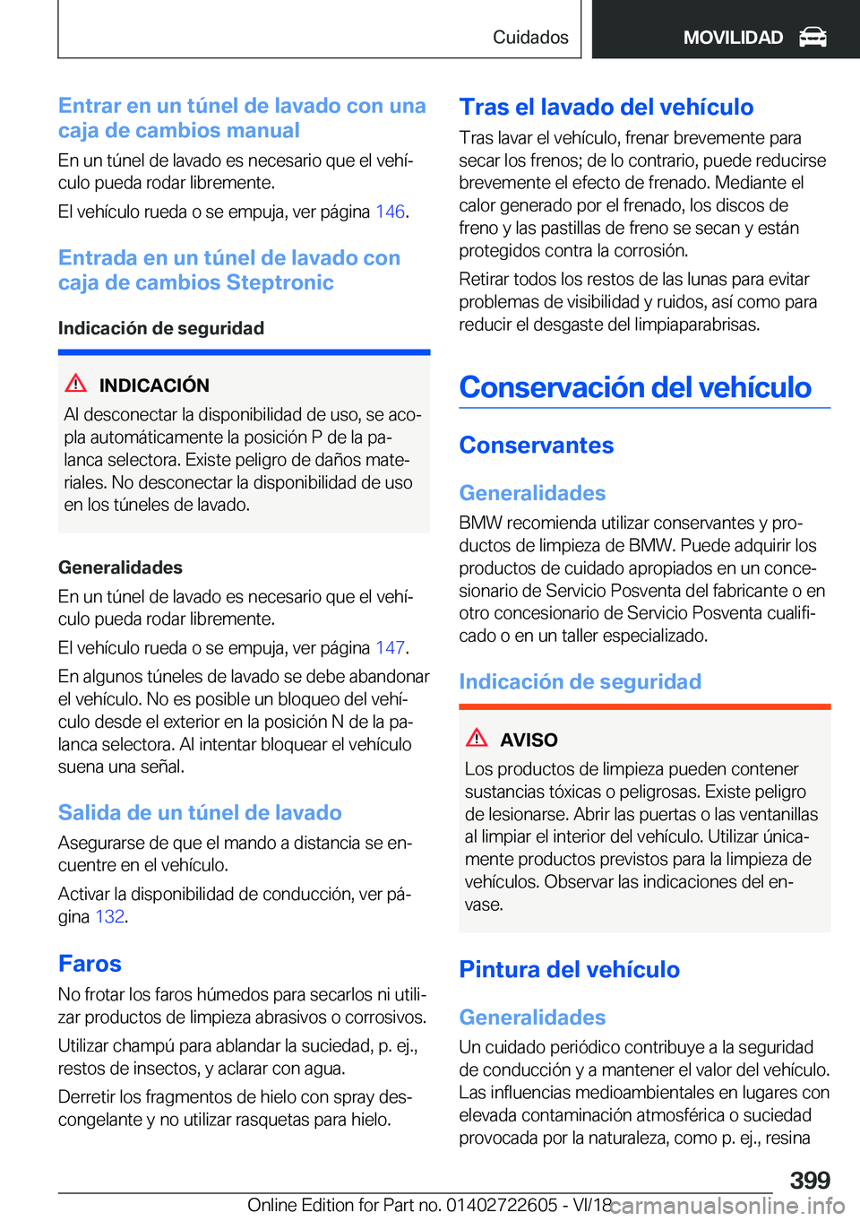 BMW 5 SERIES 2019  Manuales de Empleo (in Spanish) �E�n�t�r�a�r��e�n��u�n��t�