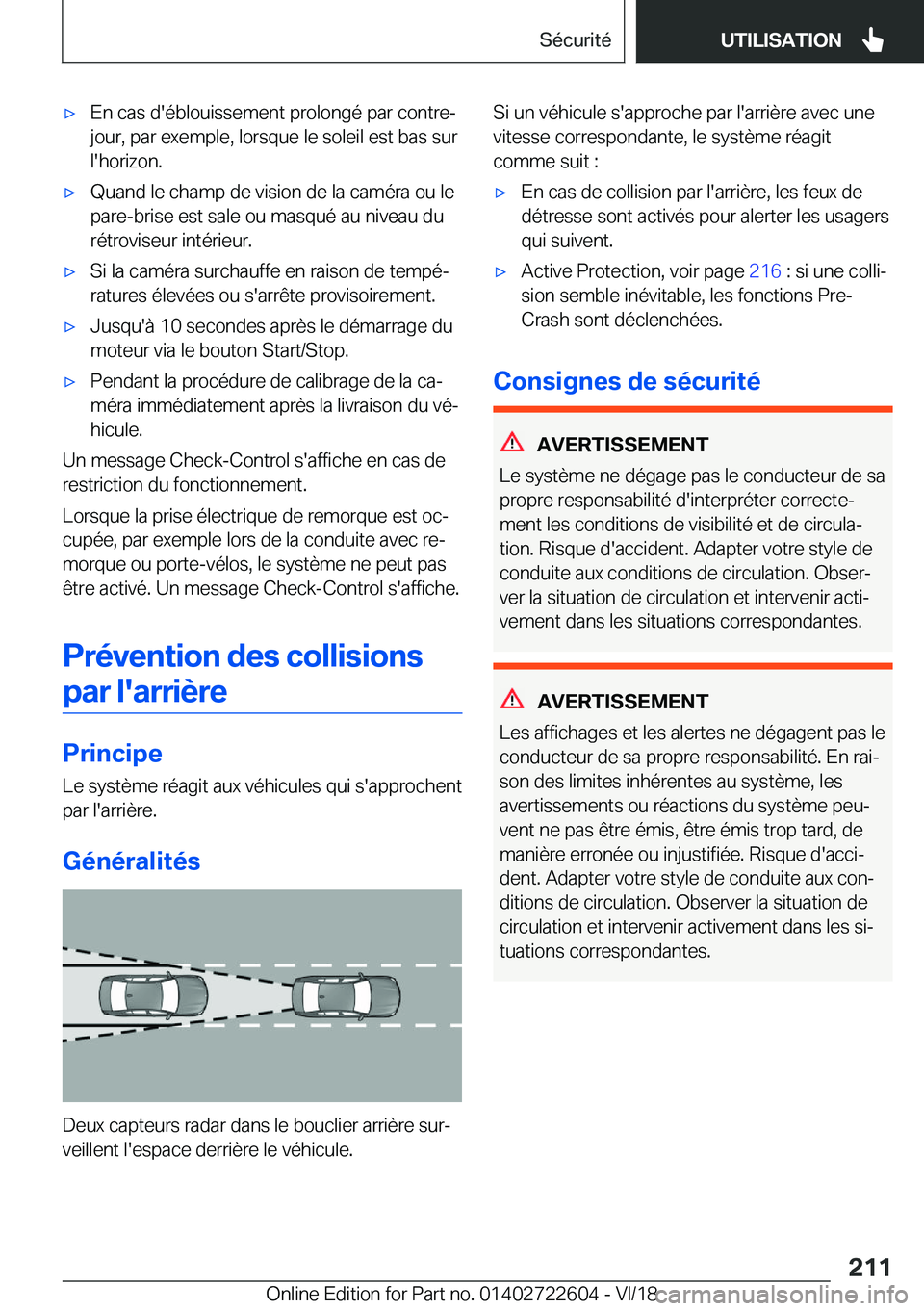 BMW 5 SERIES 2019  Notices Demploi (in French) 'x�E�n��c�a�s��d�'�é�b�l�o�u�i�s�s�e�m�e�n�t��p�r�o�l�o�n�g�é��p�a�r��c�o�n�t�r�e�-
�j�o�u�r�,��p�a�r��e�x�e�m�p�l�e�,��l�o�r�s�q�u�e��l�e��s�o�l�e�i�l��e�s�t��b�a�s��s�u�r �l�&