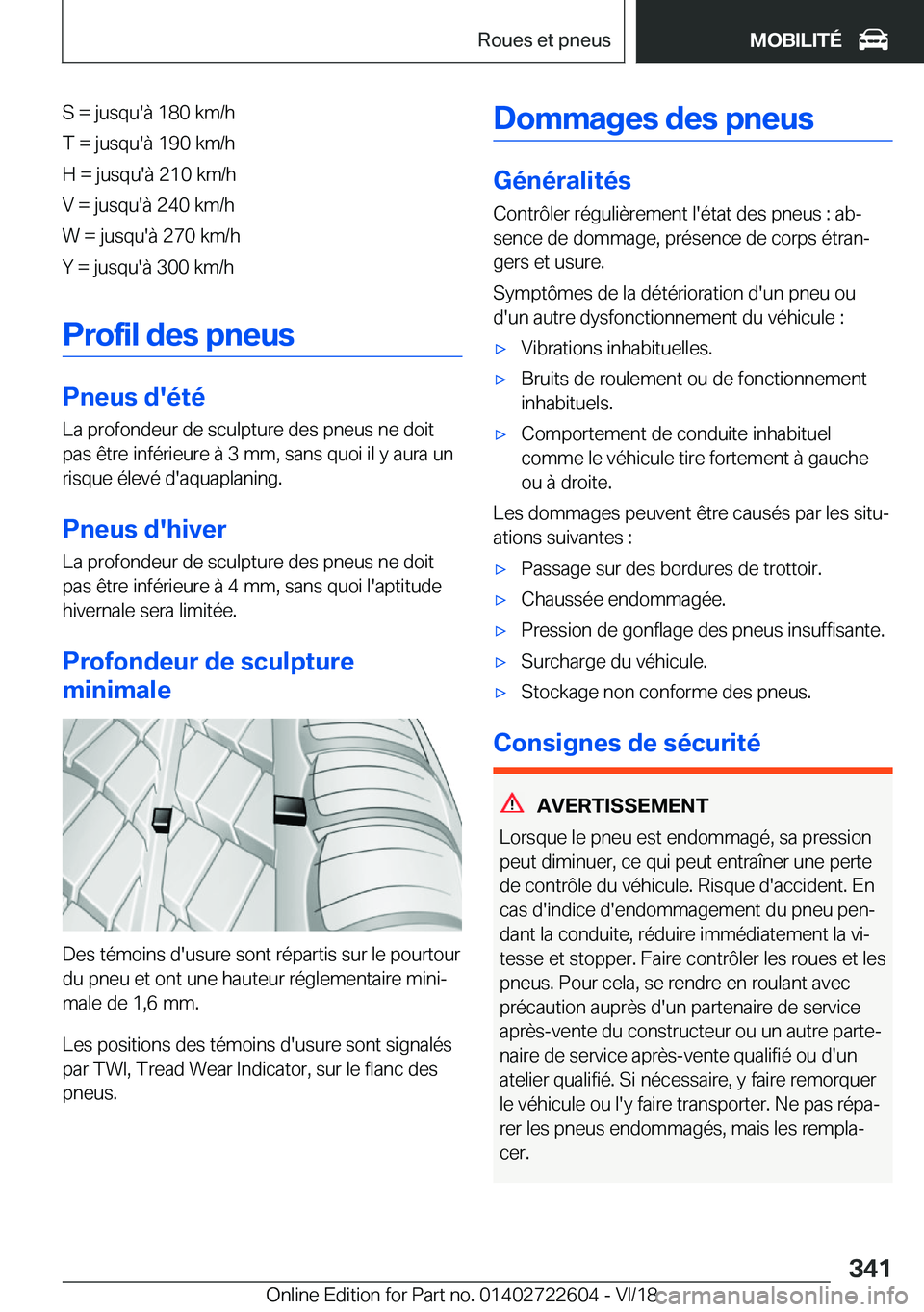 BMW 5 SERIES 2019  Notices Demploi (in French) �S����j�u�s�q�u�'�