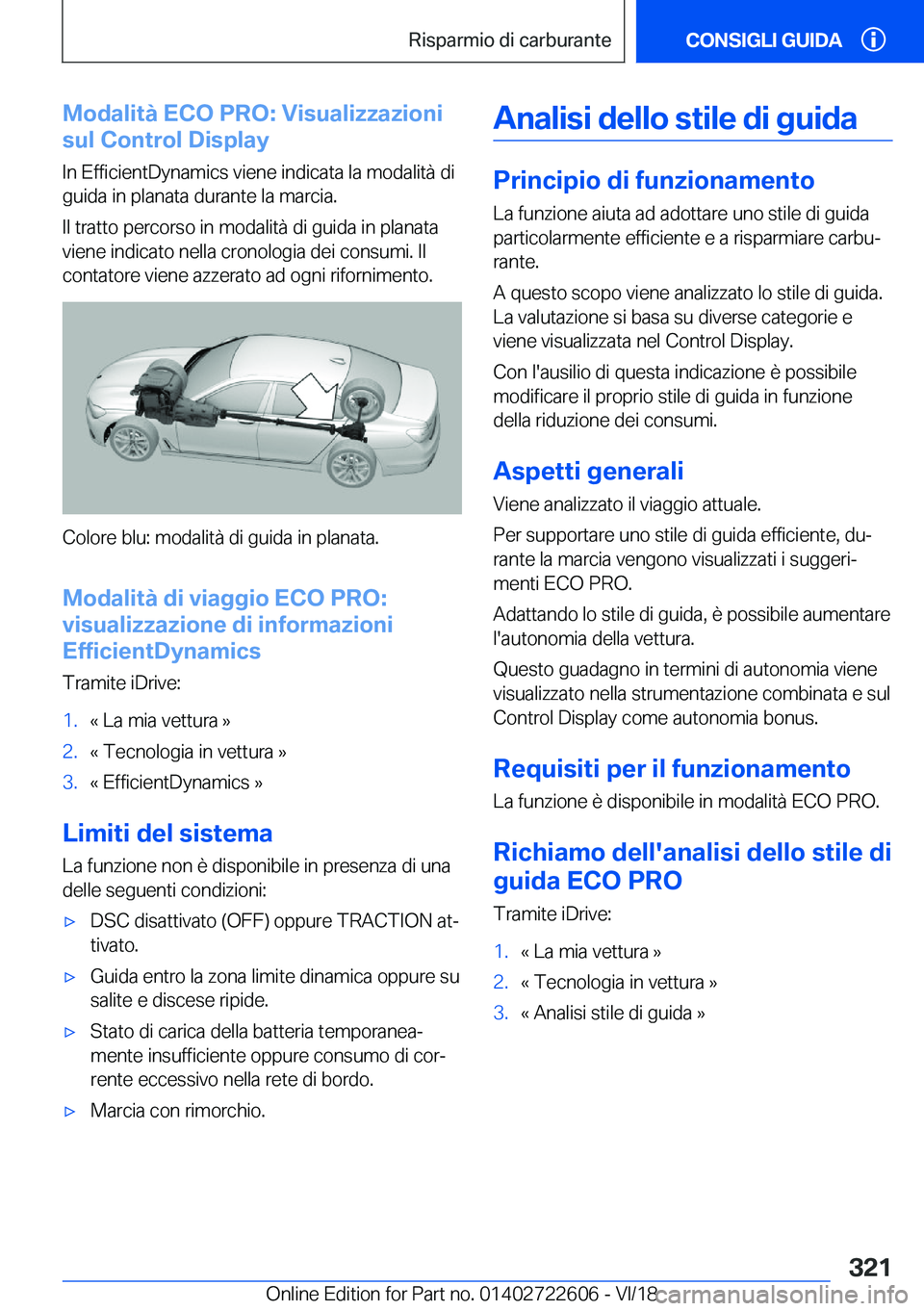 BMW 5 SERIES 2019  Libretti Di Uso E manutenzione (in Italian) �M�o�d�a�l�i�t�