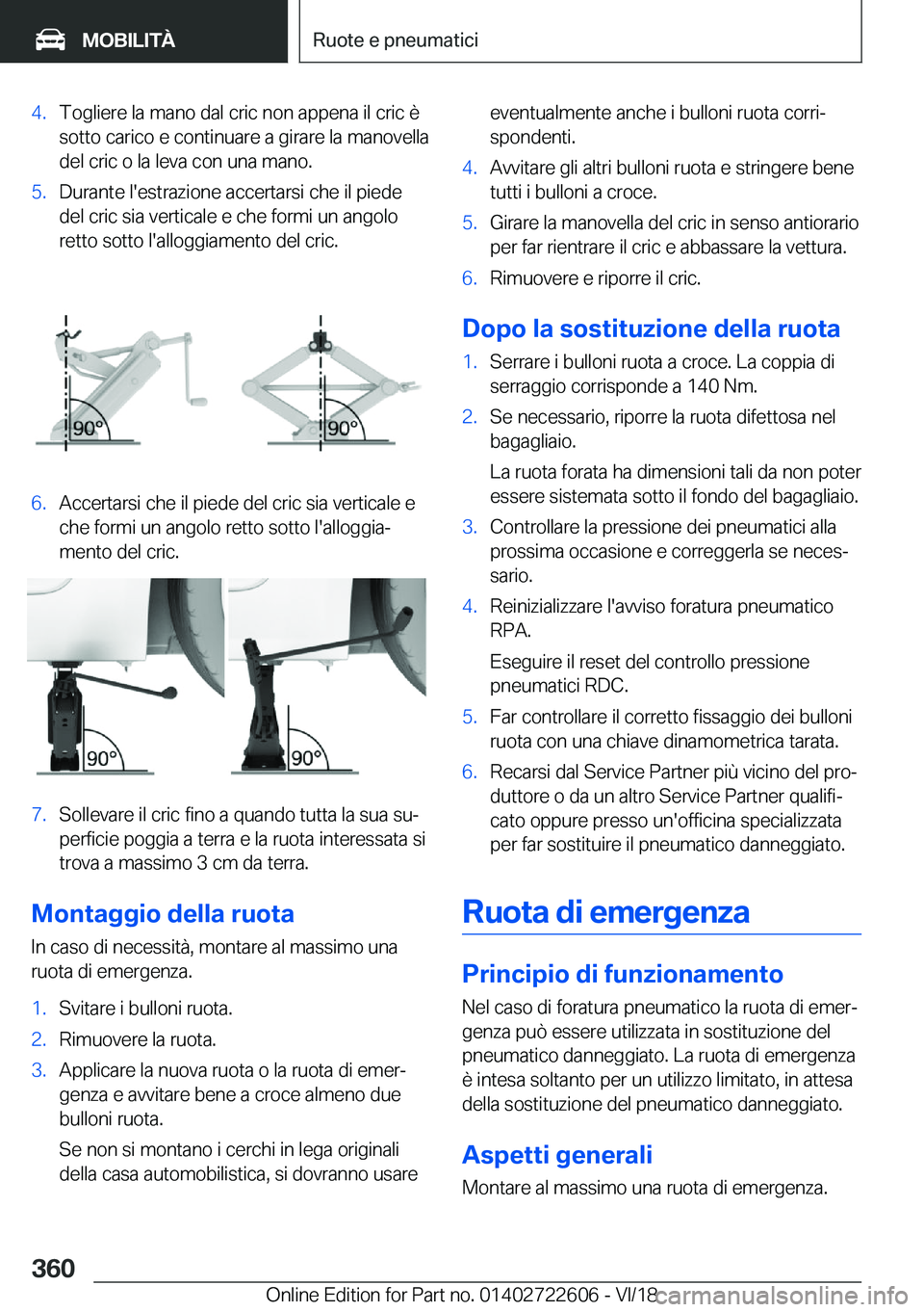 BMW 5 SERIES 2019  Libretti Di Uso E manutenzione (in Italian) �4�.�T�o�g�l�i�e�r�e��l�a��m�a�n�o��d�a�l��c�r�i�c��n�o�n��a�p�p�e�n�a��i�l��c�r�i�c��è
�s�o�t�t�o��c�a�r�i�c�o��e��c�o�n�t�i�n�u�a�r�e��a��g�i�r�a�r�e��l�a��m�a�n�o�v�e�l�l�a �d�e�l�