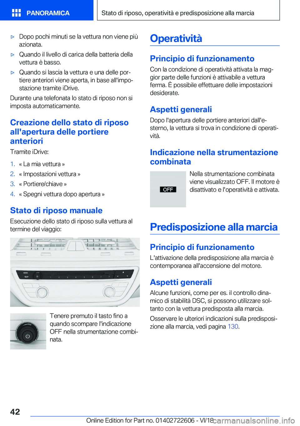 BMW 5 SERIES 2019  Libretti Di Uso E manutenzione (in Italian) 'x�D�o�p�o��p�o�c�h�i��m�i�n�u�t�i��s�e��l�a��v�e�t�t�u�r�a��n�o�n��v�i�e�n�e��p�i�