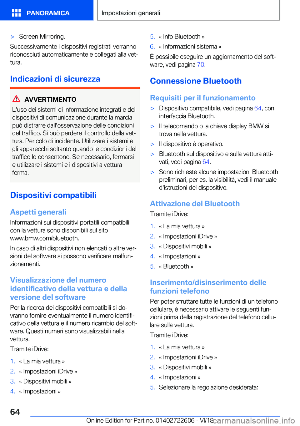 BMW 5 SERIES 2019  Libretti Di Uso E manutenzione (in Italian) 'x�S�c�r�e�e�n��M�i�r�r�o�r�i�n�g�.
�S�u�c�c�e�s�s�i�v�a�m�e�n�t�e��i��d�i�s�p�o�s�i�t�i�v�i��r�e�g�i�s�t�r�a�t�i��v�e�r�r�a�n�n�o�r�i�c�o�n�o�s�c�i�u�t�i��a�u�t�o�m�a�t�i�c�a�m�e�n�t�e��e�