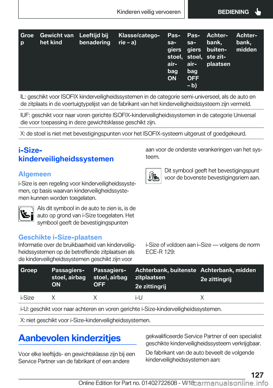 BMW 5 SERIES 2019  Instructieboekjes (in Dutch) �G�r�o�e
�p�G�e�w�i�c�h�t��v�a�n
�h�e�t��k�i�n�d�L�e�e�f�t�i�j�d��b�i�j
�b�e�n�a�d�e�r�i�n�g�K�l�a�s�s�e�/�c�a�t�e�g�oj
�r�i�e�m��a�
�P�a�sj
�s�aj
�g�i�e�r�s
�s�t�o�e�l�,
�a�i�rj
�b�a�g
�O�N