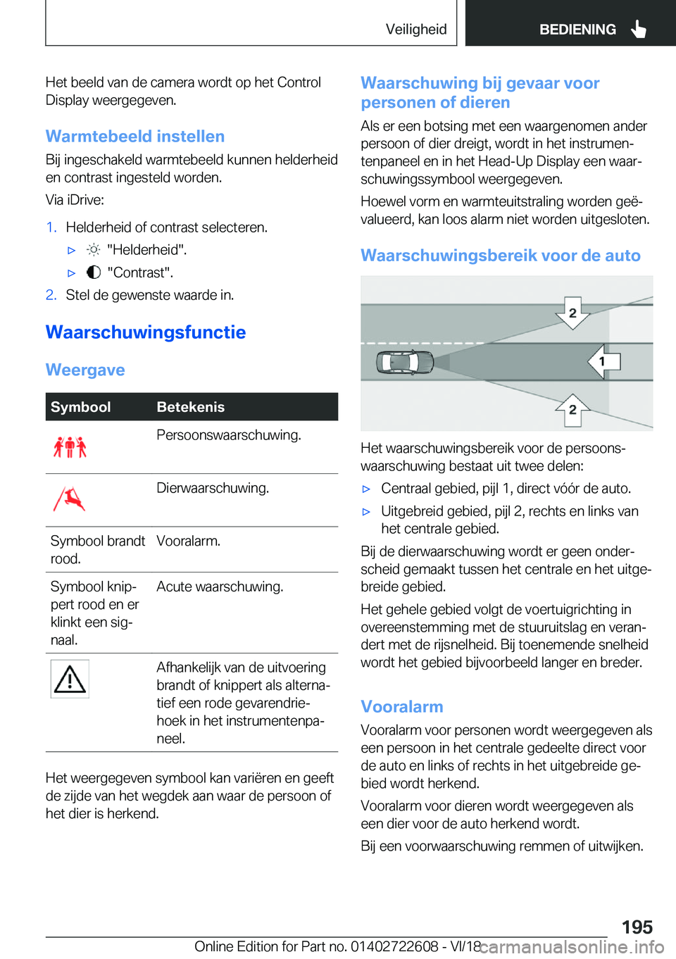 BMW 5 SERIES 2019  Instructieboekjes (in Dutch) �H�e�t��b�e�e�l�d��v�a�n��d�e��c�a�m�e�r�a��w�o�r�d�t��o�p��h�e�t��C�o�n�t�r�o�l
�D�i�s�p�l�a�y��w�e�e�r�g�e�g�e�v�e�n�.
�W�a�r�m�t�e�b�e�e�l�d��i�n�s�t�e�l�l�e�n �B�i�j��i�n�g�e�s�c�h�a�k�