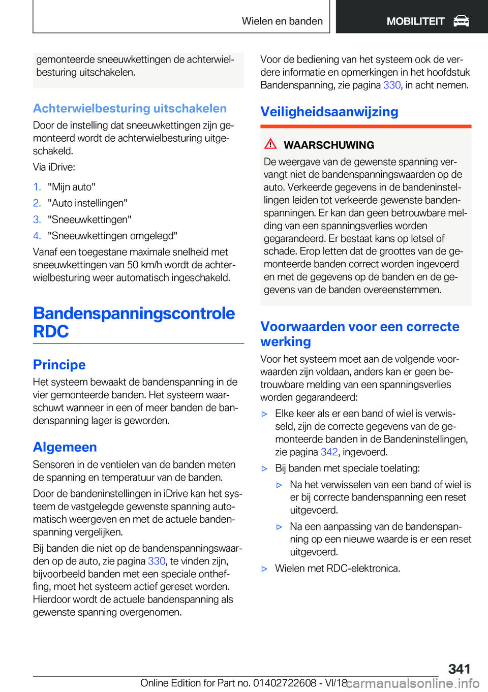 BMW 5 SERIES 2019  Instructieboekjes (in Dutch) �g�e�m�o�n�t�e�e�r�d�e��s�n�e�e�u�w�k�e�t�t�i�n�g�e�n��d�e��a�c�h�t�e�r�w�i�e�lj
�b�e�s�t�u�r�i�n�g��u�i�t�s�c�h�a�k�e�l�e�n�.
�A�c�h�t�e�r�w�i�e�l�b�e�s�t�u�r�i�n�g��u�i�t�s�c�h�a�k�e�l�e�n
�D�