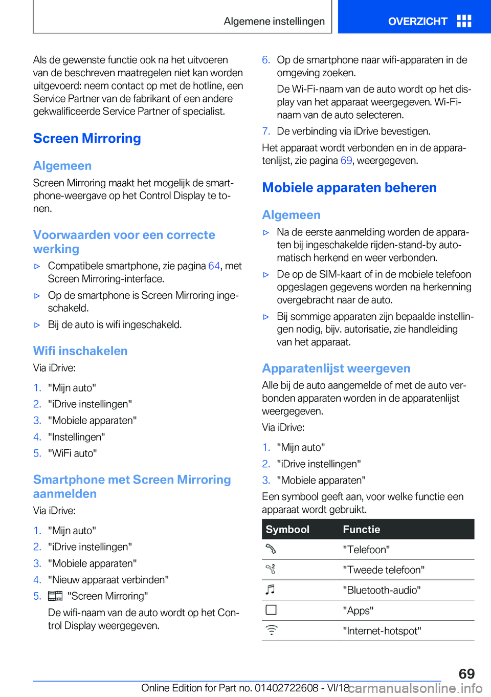BMW 5 SERIES 2019  Instructieboekjes (in Dutch) �A�l�s��d�e��g�e�w�e�n�s�t�e��f�u�n�c�t�i�e��o�o�k��n�a��h�e�t��u�i�t�v�o�e�r�e�n�v�a�n��d�e��b�e�s�c�h�r�e�v�e�n��m�a�a�t�r�e�g�e�l�e�n��n�i�e�t��k�a�n��w�o�r�d�e�n�u�i�t�g�e�v�o�e�r�d�: