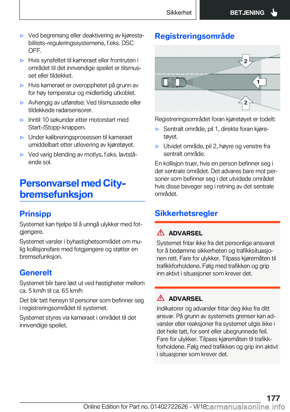 BMW 5 SERIES 2019  InstruksjonsbØker (in Norwegian) x�V�e�d��b�e�g�r�e�n�s�i�n�g��e�l�l�e�r��d�e�a�k�t�i�v�e�r�i�n�g��a�v��k�j�