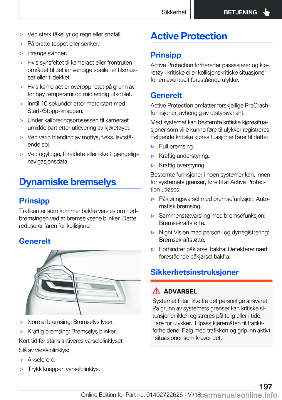 BMW 5 SERIES 2019  InstruksjonsbØker (in Norwegian) x�V�e�d��s�t�e�r�k��t�å�k�e�,��y�r��o�g��r�e�g�n��e�l�l�e�r��s�n�