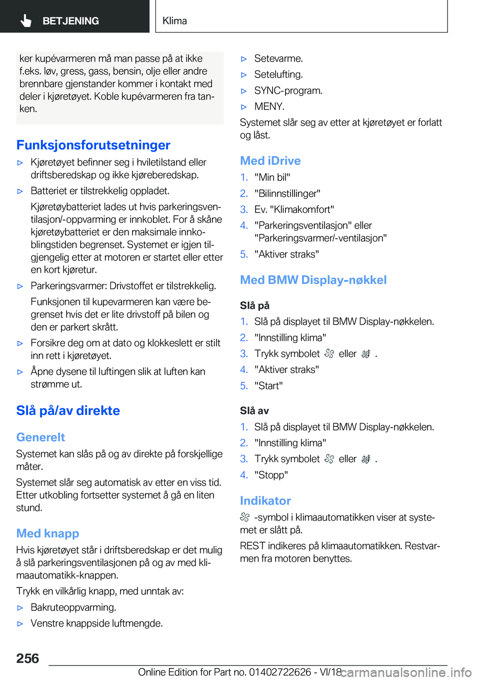 BMW 5 SERIES 2019  InstruksjonsbØker (in Norwegian) �k�e�r��k�u�p�