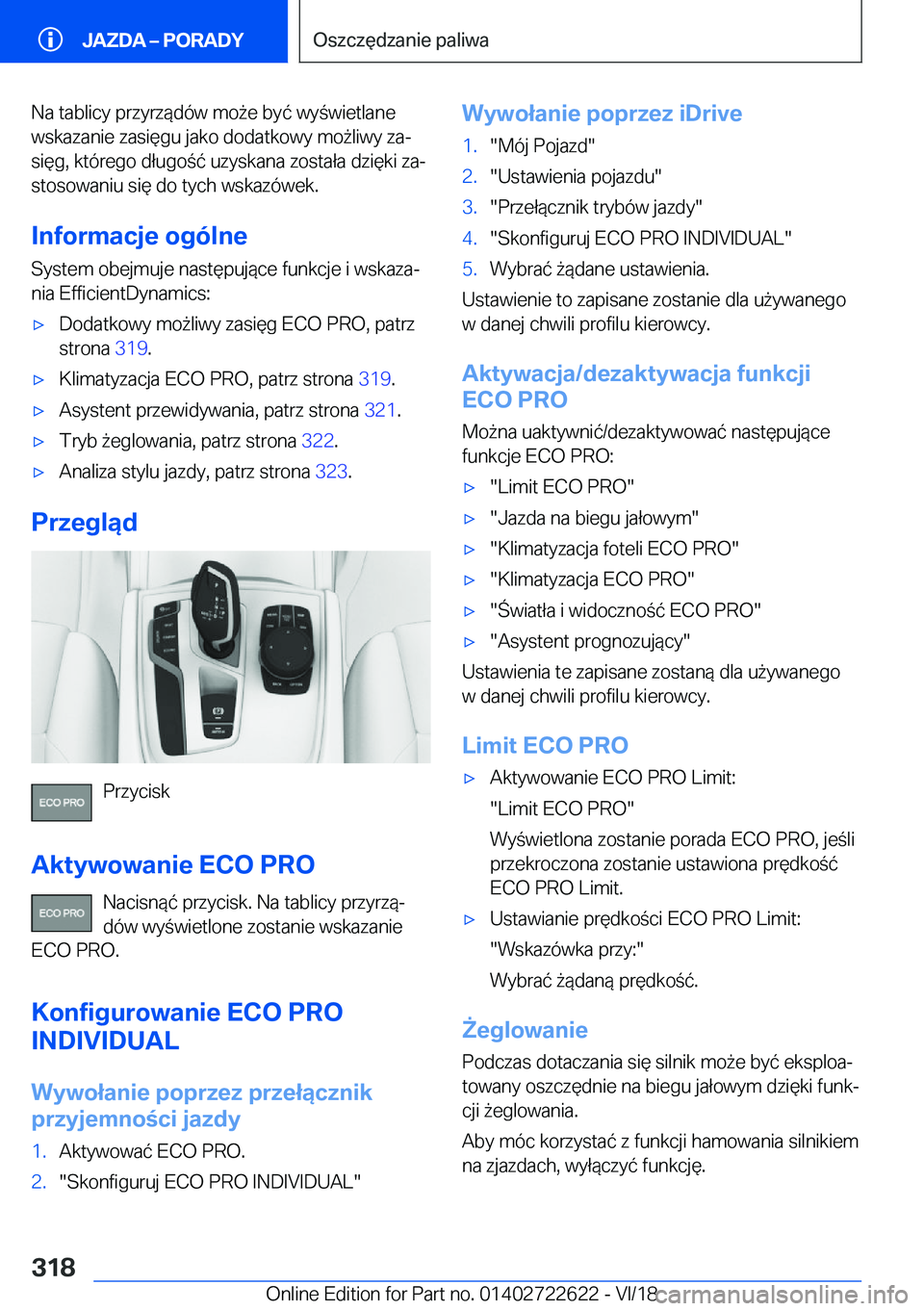 BMW 5 SERIES 2019  Instrukcja obsługi (in Polish) �N�a��t�a�b�l�i�c�y��p�r�z�y�r�z�