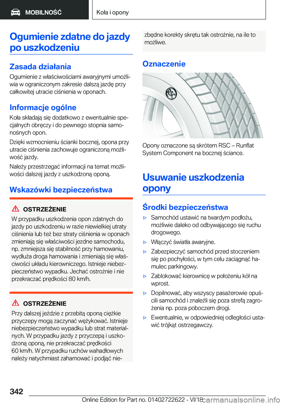 BMW 5 SERIES 2019  Instrukcja obsługi (in Polish) �O�g�u�m�i�e�n�i�e��z�d�a�t�n�e��d�o��j�a�z�d�y�p�o��u�s�z�k�o�d�z�e�n�i�u
�Z�a�s�a�d�a��d�z�i�a�ł�a�n�i�a
�O�g�u�m�i�e�n�i�e��z��w�ł�a�c�i�w�o�c�i�a�m�i��a�w�a�r�y�j�n�y�m�i��u�m�o9�l