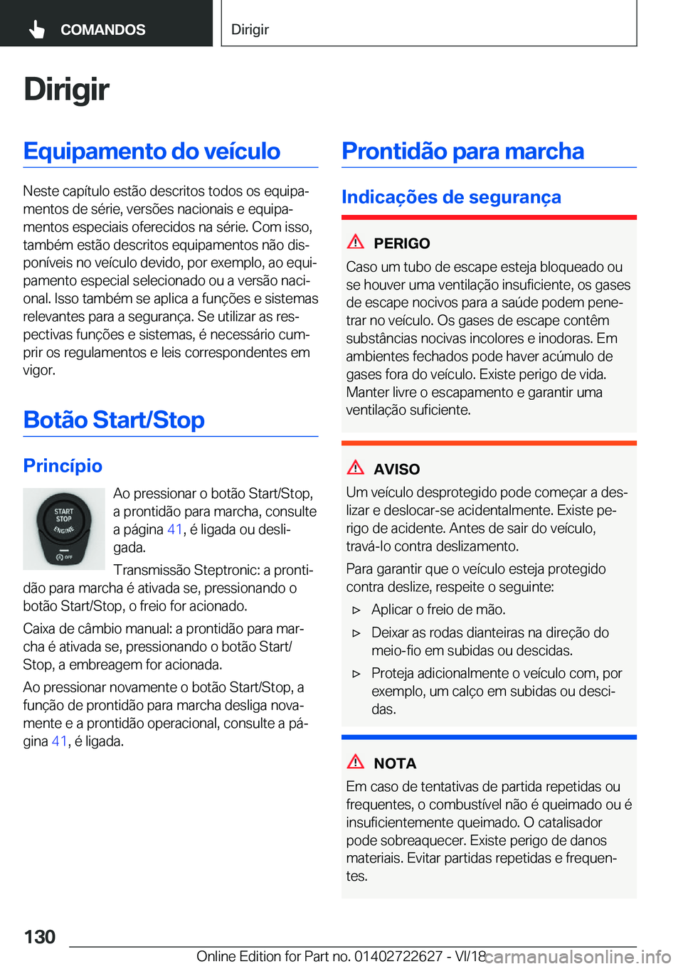 BMW 5 SERIES 2019  Manual do condutor (in Portuguese) �D�i�r�i�g�i�r�E�q�u�i�p�a�m�e�n�t�o��d�o��v�e�