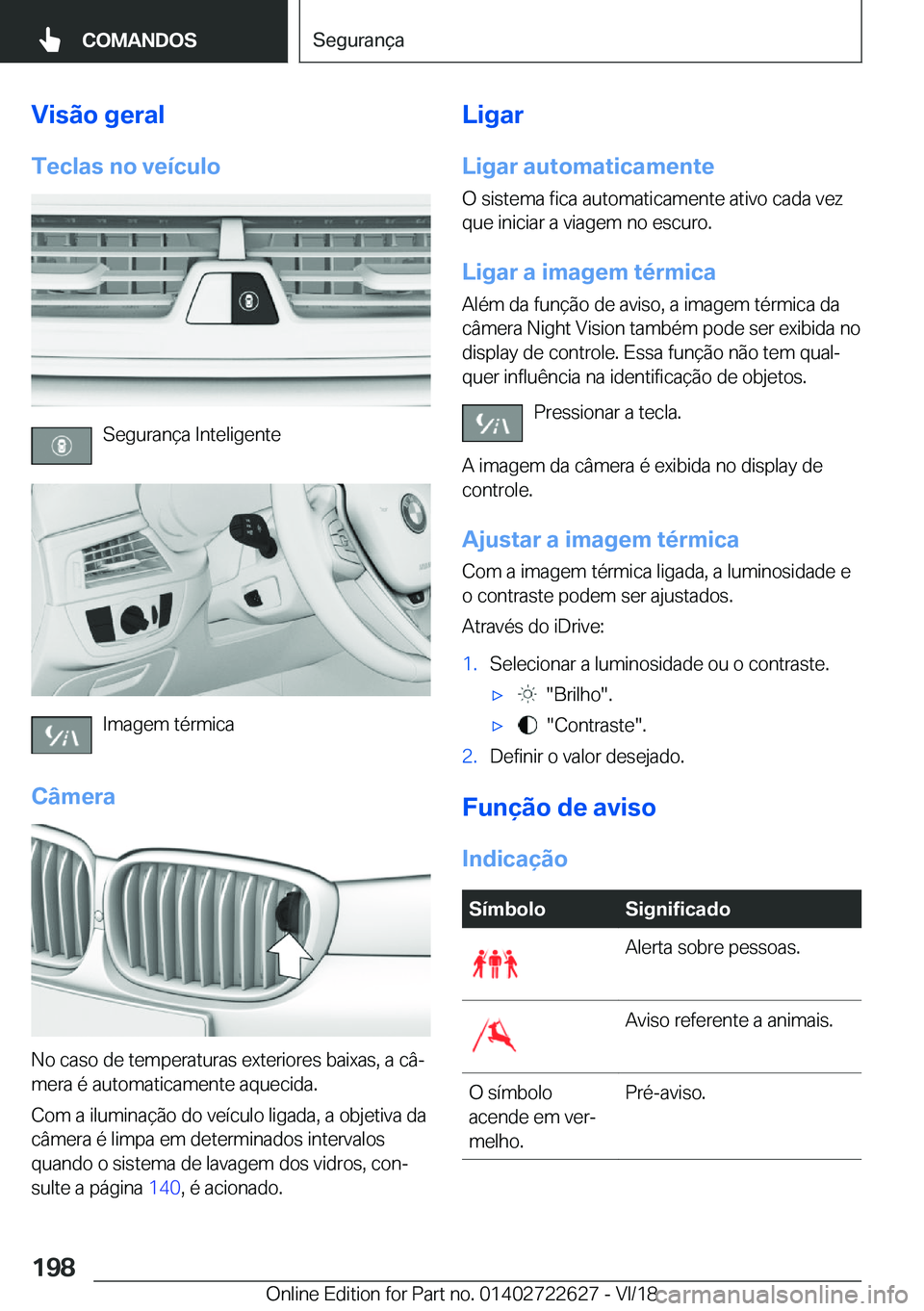 BMW 5 SERIES 2019  Manual do condutor (in Portuguese) �V�i�s�ã�o��g�e�r�a�l
�T�e�c�l�a�s��n�o��v�e�