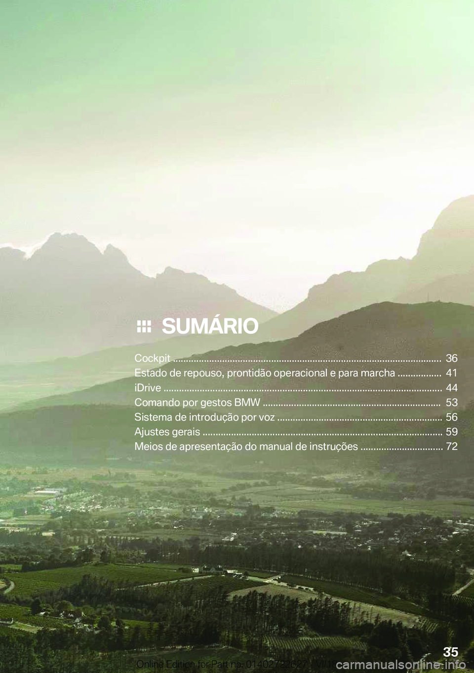 BMW 5 SERIES 2019  Manual do condutor (in Portuguese) ���S�U�M�Á�R�I�O
�C�o�c�k�p�i�t��.�.�.�.�.�.�.�.�.�.�.�.�.�.�.�.�.�.�.�.�.�.�.�.�.�.�.�.�.�.�.�.�.�.�.�.�.�.�.�.�.�.�.�.�.�.�.�.�.�.�.�.�.�.�.�.�.�.�.�.�.�.�.�.�.�.�.�.�.�.�.�.�.�.�.�.�.�.�.�.�.�.