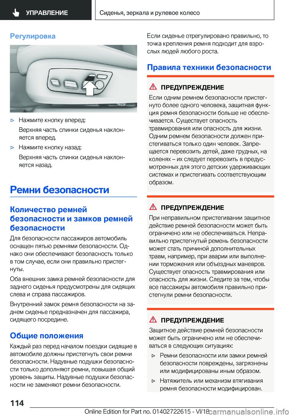 BMW 5 SERIES 2019  Руково 