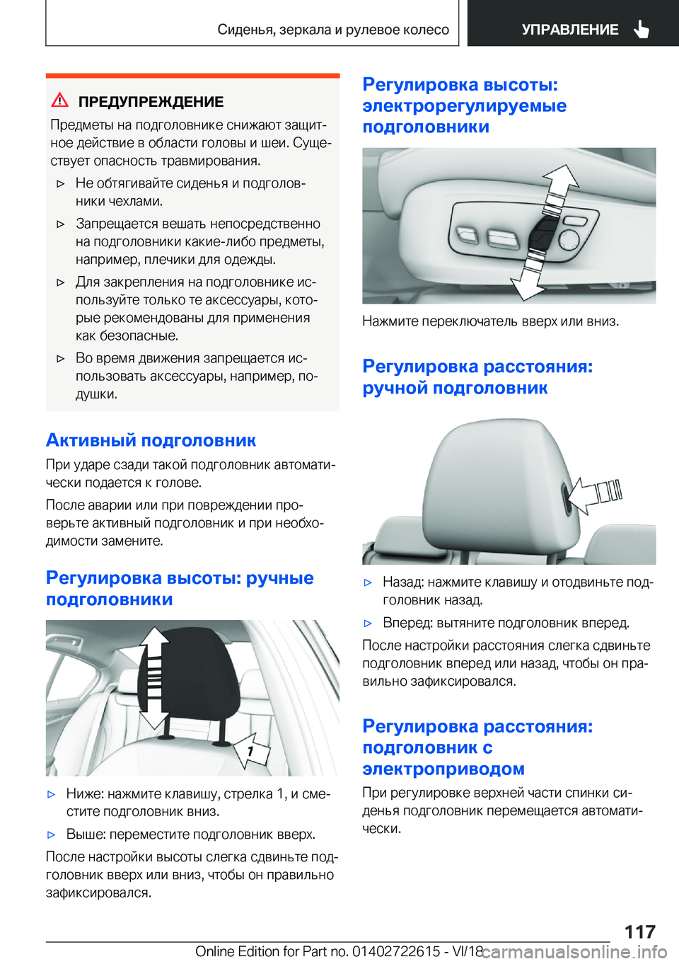 BMW 5 SERIES 2019  Руково 