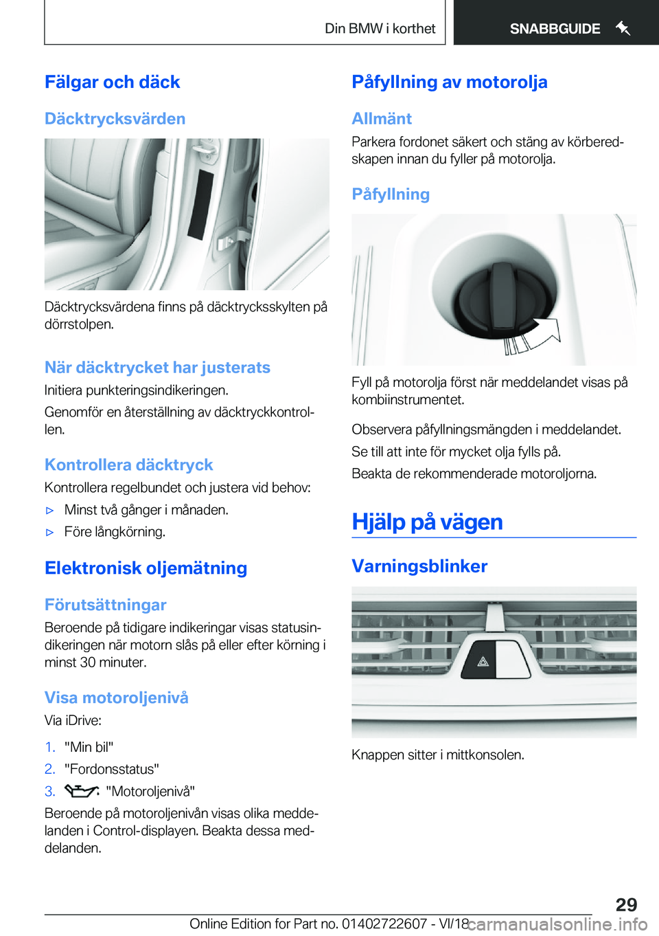 BMW 5 SERIES 2019  InstruktionsbÖcker (in Swedish) �F�ä�l�g�a�r��o�c�h��d�ä�c�k
�D�ä�c�k�t�r�y�c�k�s�v�ä�r�d�e�n
�D�ä�c�k�t�r�y�c�k�s�v�ä�r�d�e�n�a��f�i�n�n�s��p�å��d�ä�c�k�t�r�y�c�k�s�s�k�y�l�t�e�n��p�å
�d�