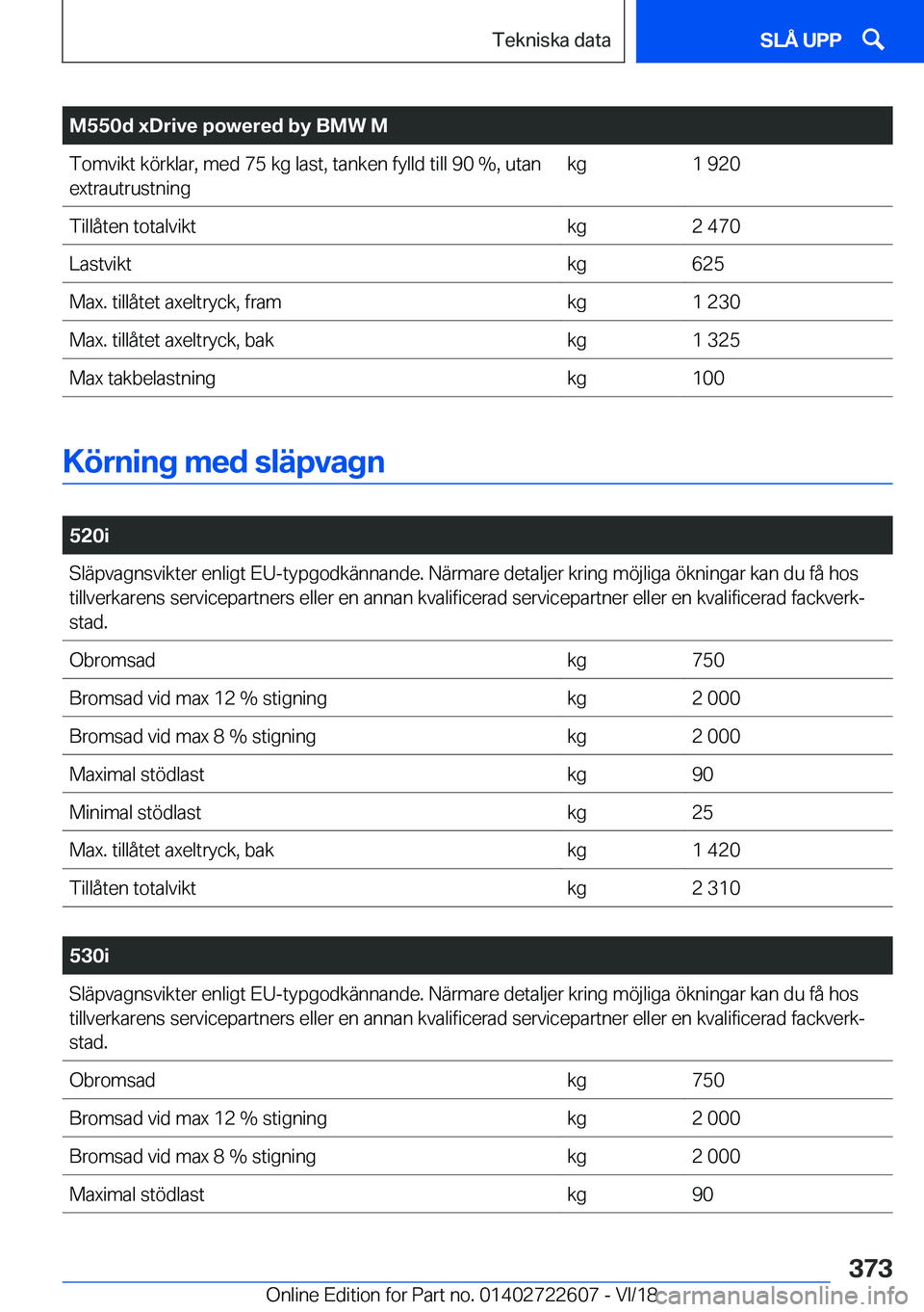 BMW 5 SERIES 2019  InstruktionsbÖcker (in Swedish) �M�5�5�0�d��x�D�r�i�v�e��p�o�w�e�r�e�d��b�y��B�M�W��M�T�o�m�v�i�k�t��k�