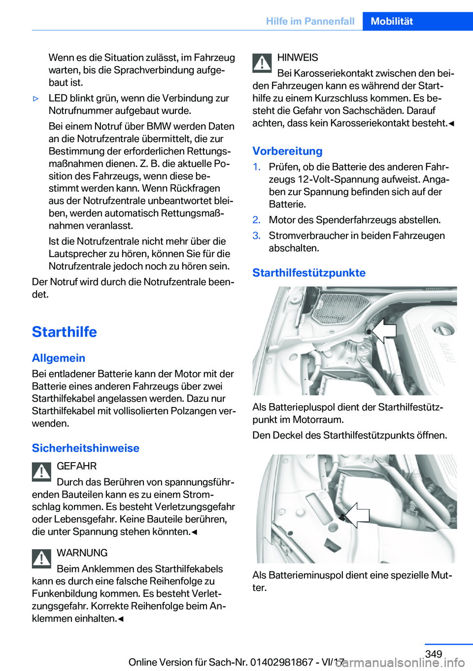BMW 5 SERIES 2018  Betriebsanleitungen (in German) �W�e�n�n� �e�s� �d�i�e� �S�i�t�u�a�t�i�o�n� �z�u�l�ä�s�s�t�,� �i�m� �F�a�h�r�z�e�u�g�w�a�r�t�e�n�,� �b�i�s� �d�i�e� �S�p�r�a�c�h�v�e�r�b�i�n�d�u�n�g� �a�u�f�g�ej�b�a�u�t� �i�s�t�.'y�L�E�D� �b�l�