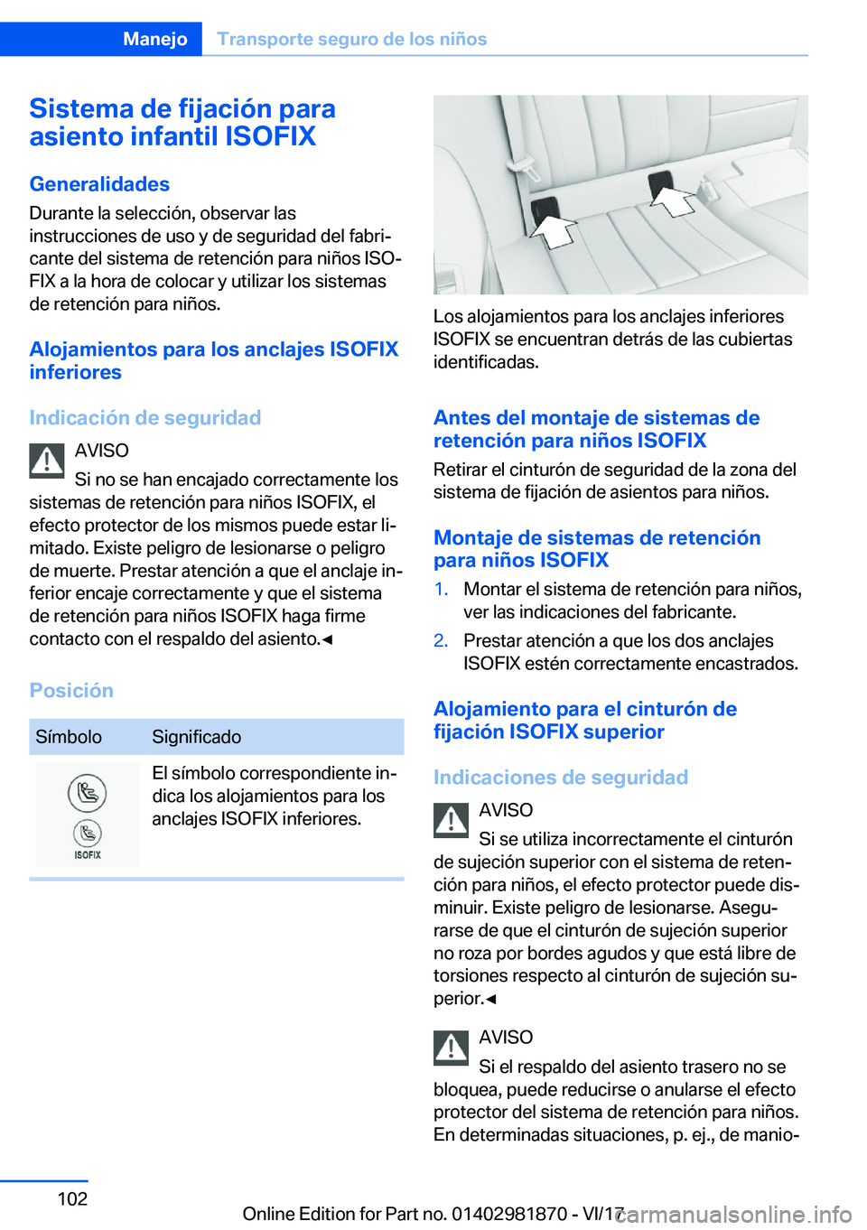 BMW 5 SERIES 2018  Manuales de Empleo (in Spanish) �S�i�s�t�e�m�a��d�e��f�i�j�a�c�i�