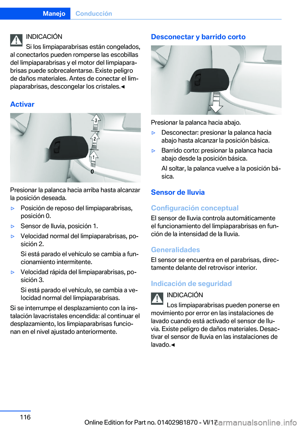 BMW 5 SERIES 2018  Manuales de Empleo (in Spanish) �I�N�D�I�C�A�C�I�