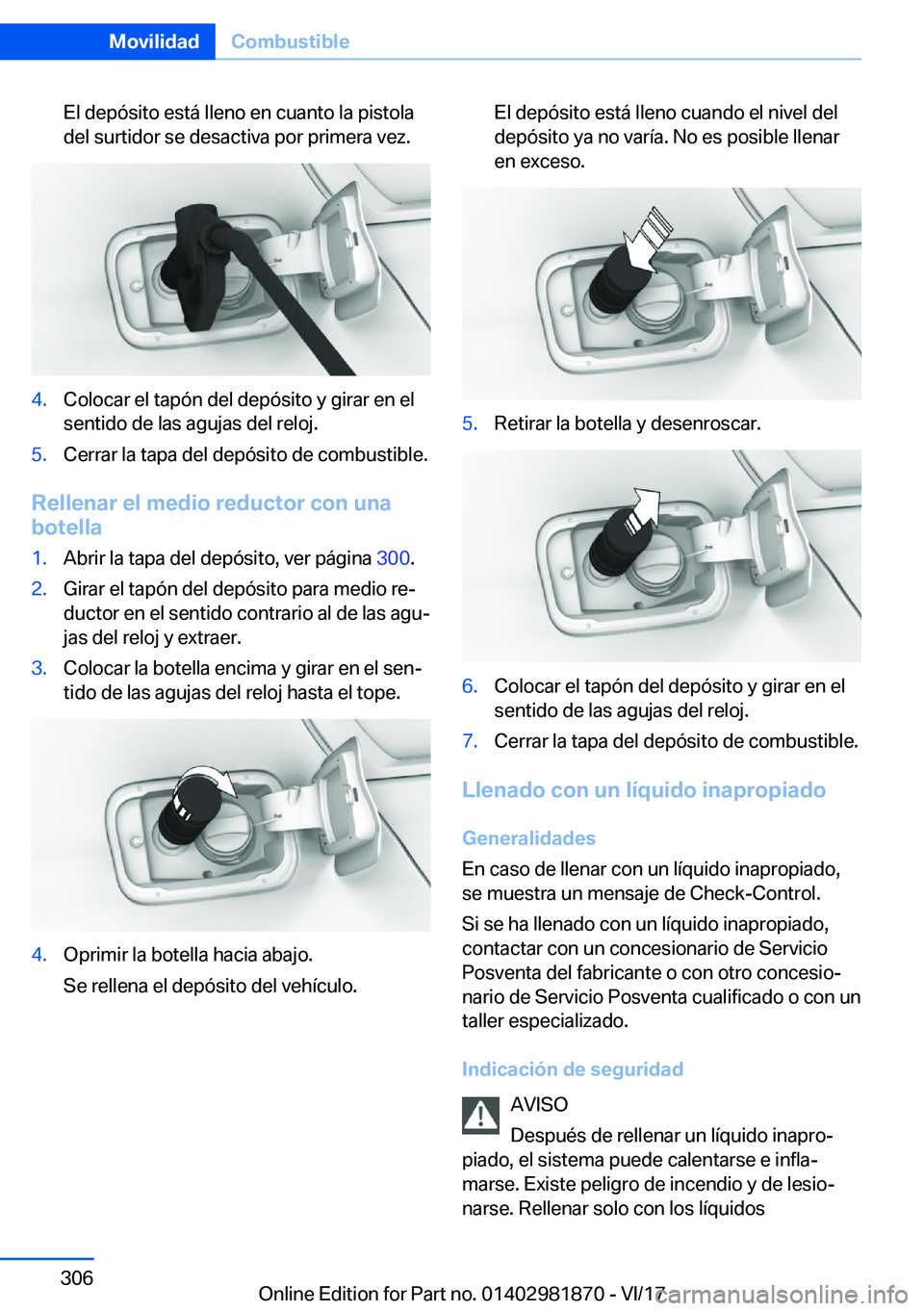 BMW 5 SERIES 2018  Manuales de Empleo (in Spanish) �E�l� �d�e�p�