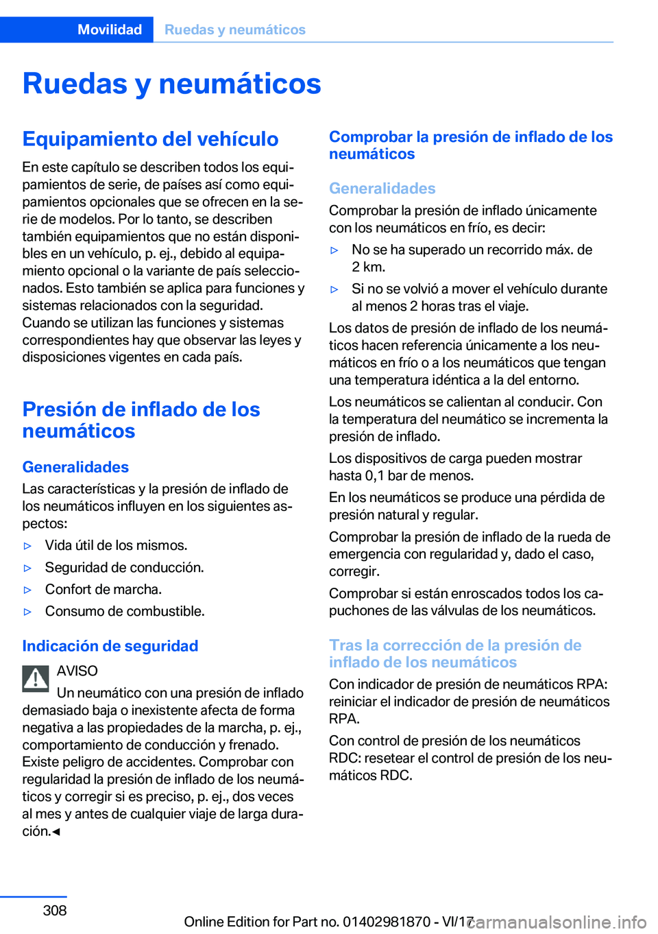 BMW 5 SERIES 2018  Manuales de Empleo (in Spanish) �R�u�e�d�a�s��y��n�e�u�m�