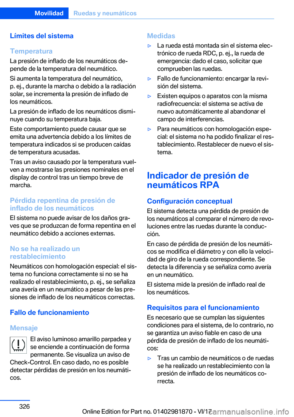 BMW 5 SERIES 2018  Manuales de Empleo (in Spanish) �L�