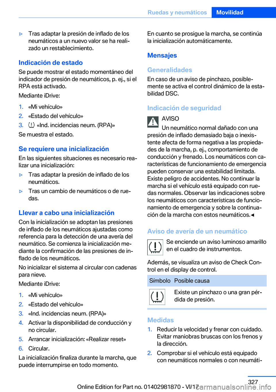 BMW 5 SERIES 2018  Manuales de Empleo (in Spanish) 'y�T�r�a�s� �a�d�a�p�t�a�r� �l�a� �p�r�e�s�i�