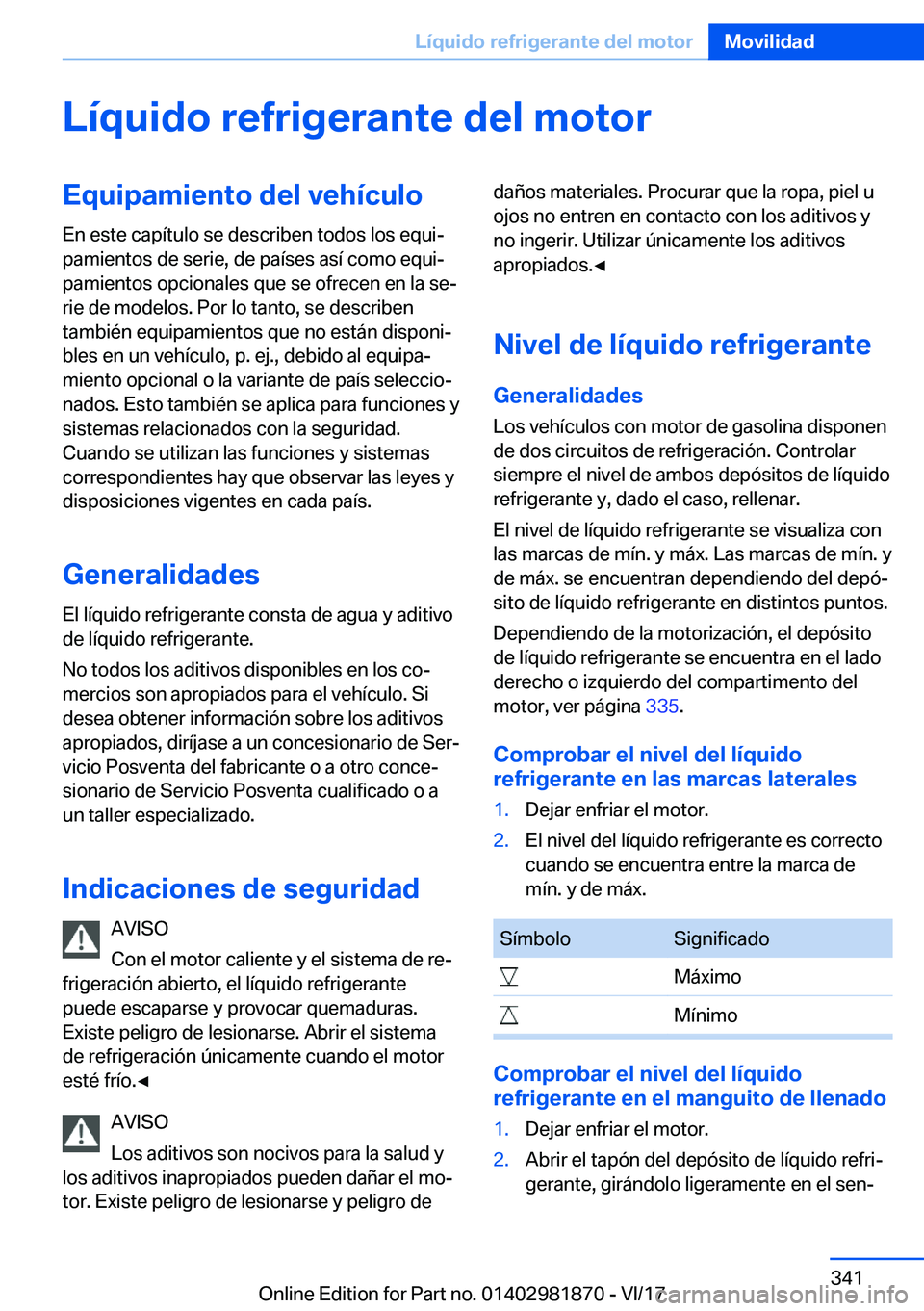 BMW 5 SERIES 2018  Manuales de Empleo (in Spanish) �L�