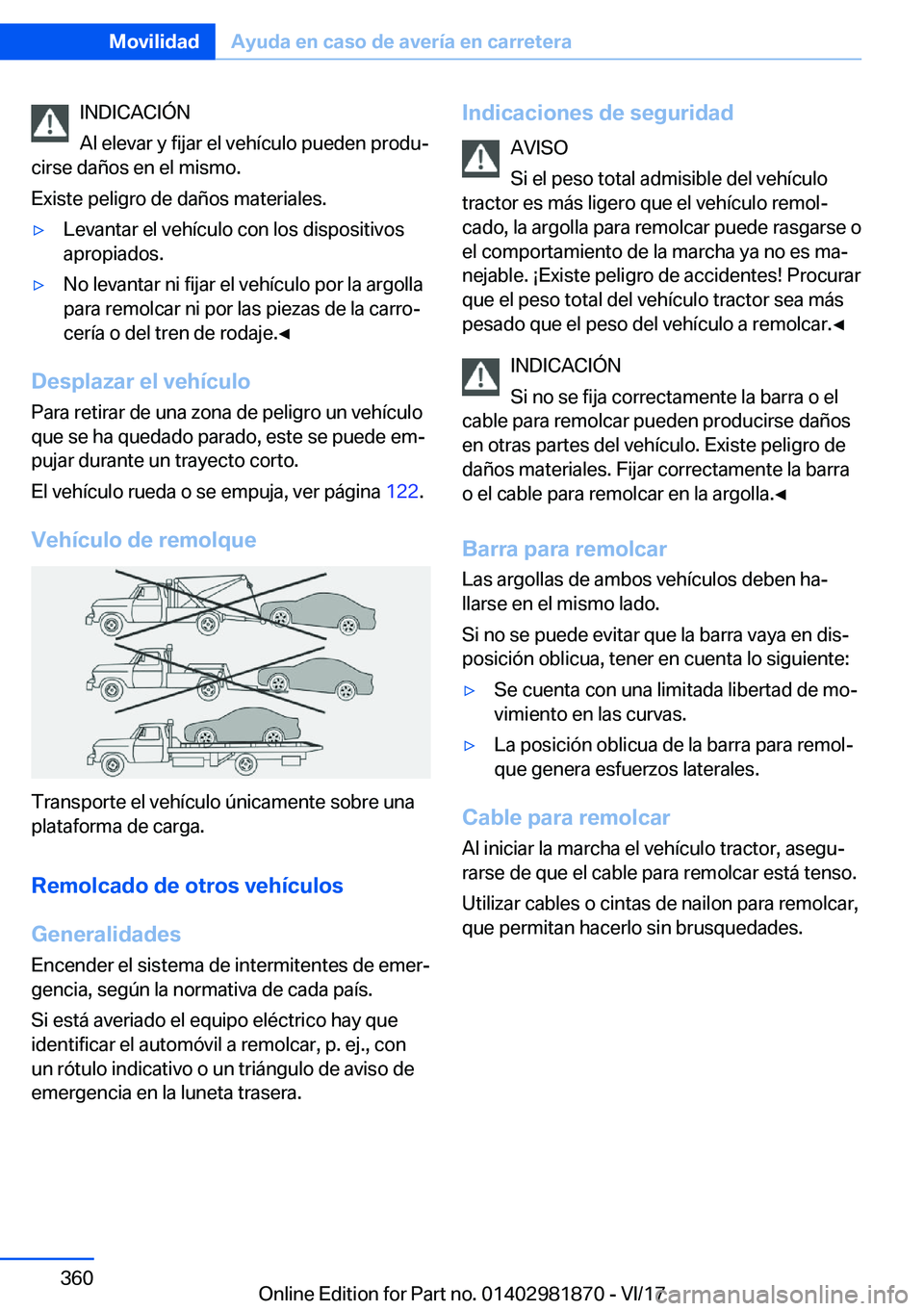 BMW 5 SERIES 2018  Manuales de Empleo (in Spanish) �I�N�D�I�C�A�C�I�