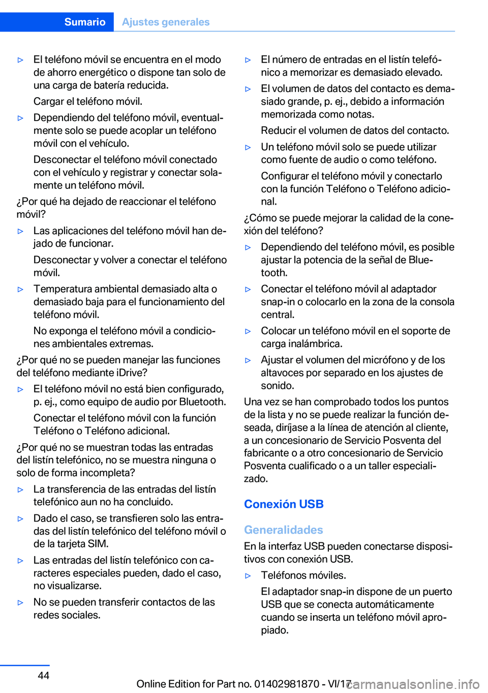 BMW 5 SERIES 2018  Manuales de Empleo (in Spanish) 'y�E�l� �t�e�l�é�f�o�n�o� �m�