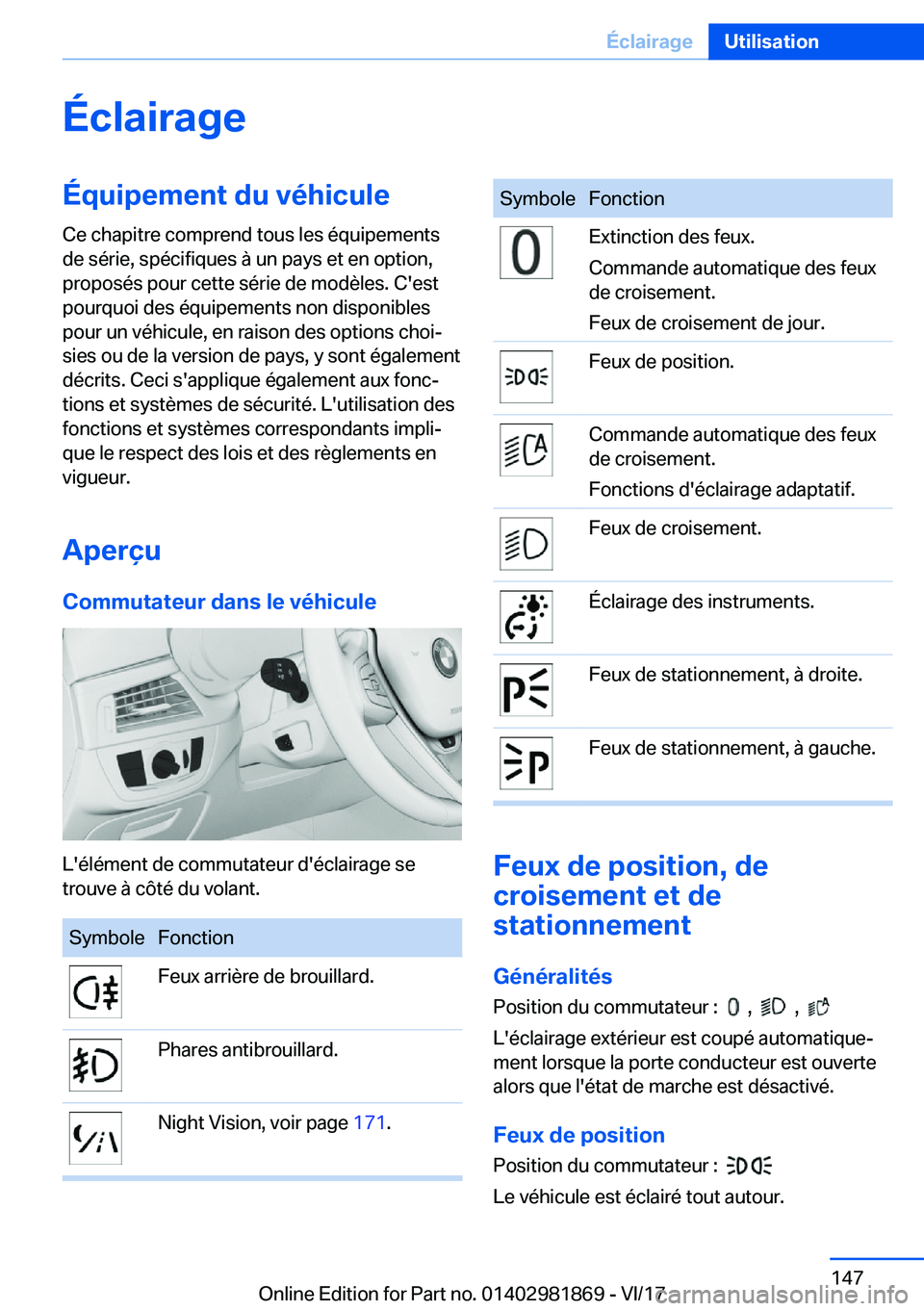 BMW 5 SERIES 2018  Notices Demploi (in French) �