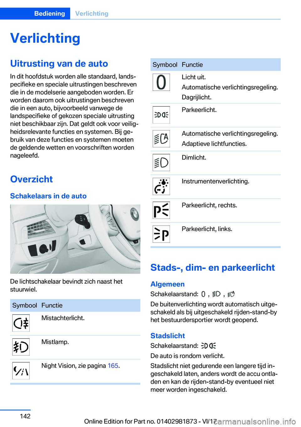 BMW 5 SERIES 2018  Instructieboekjes (in Dutch) �V�e�r�l�i�c�h�t�i�n�g�U�i�t�r�u�s�t�i�n�g��v�a�n��d�e��a�u�t�o�I�n� �d�i�t� �h�o�o�f�d�s�t�u�k� �w�o�r�d�e�n� �a�l�l�e� �s�t�a�n�d�a�a�r�d�,� �l�a�n�d�s#j
�p�e�c�i�f�i�e�k�e� �e�n� �s�p�e�c�i�a�l�