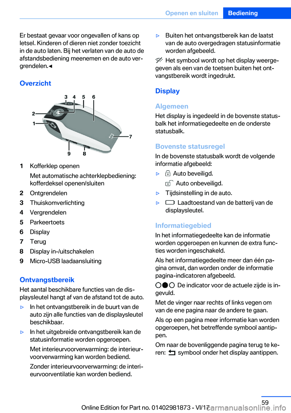 BMW 5 SERIES 2018  Instructieboekjes (in Dutch) �E�r� �b�e�s�t�a�a�t� �g�e�v�a�a�r� �v�o�o�r� �o�n�g�e�v�a�l�l�e�n� �o�f� �k�a�n�s� �o�p�l�e�t�s�e�l�.� �K�i�n�d�e�r�e�n� �o�f� �d�i�e�r�e�n� �n�i�e�t� �z�o�n�d�e�r� �t�o�e�z�i�c�h�t
�i�n� �d�e� �a�u�