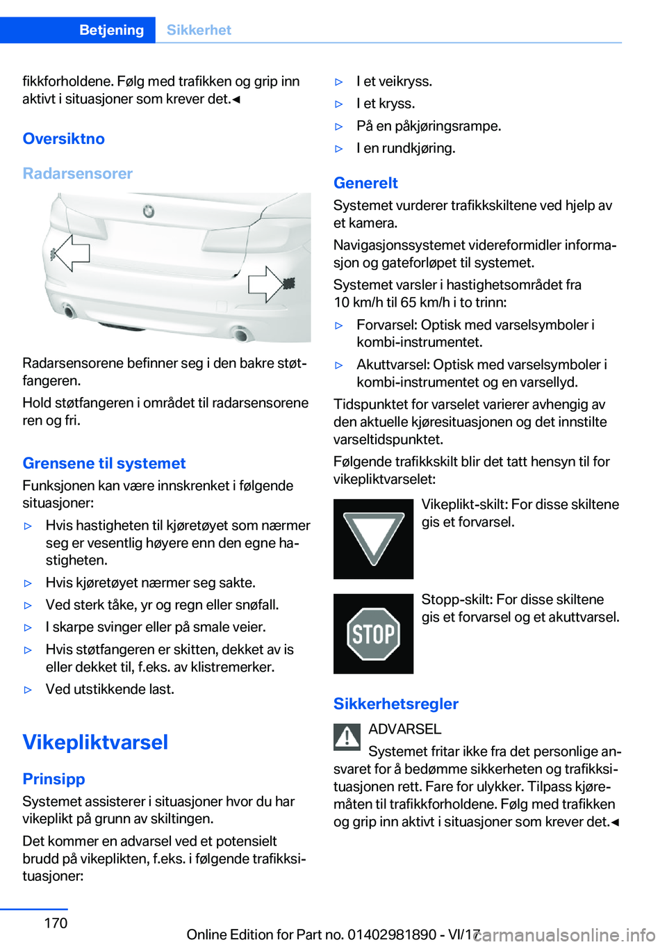 BMW 5 SERIES 2018  InstruksjonsbØker (in Norwegian) �f�i�k�k�f�o�r�h�o�l�d�e�n�e�.� �F�