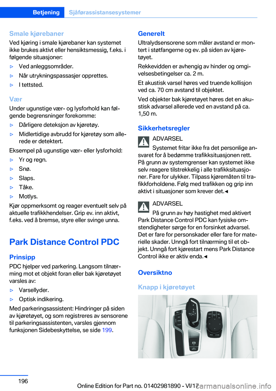 BMW 5 SERIES 2018  InstruksjonsbØker (in Norwegian) �S�m�a�l�e��k�j�