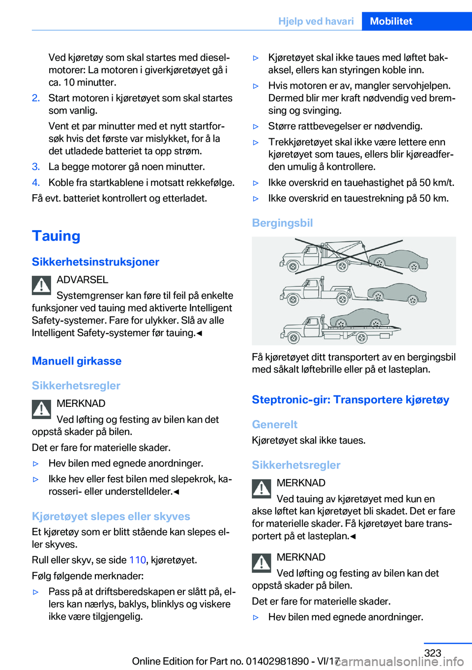 BMW 5 SERIES 2018  InstruksjonsbØker (in Norwegian) �V�e�d� �k�j�