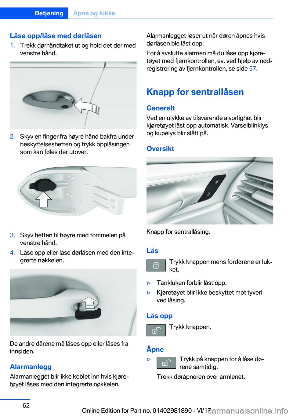 BMW 5 SERIES 2018  InstruksjonsbØker (in Norwegian) �L�å�s�e��o�p�p�/�l�å�s�e��m�e�d��d�