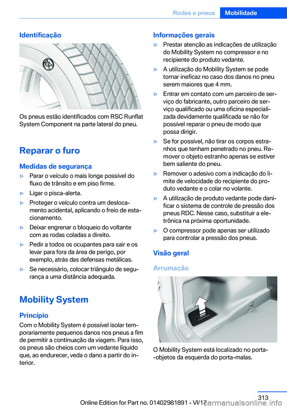 BMW 5 SERIES 2018  Manual do condutor (in Portuguese) �I�d�e�n�t�i�f�i�c�a�