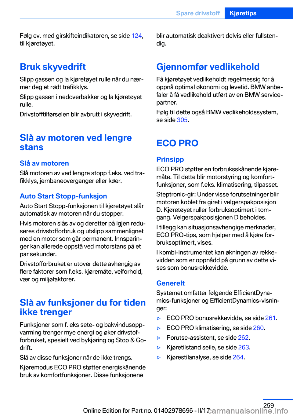 BMW 5 SERIES 2017  InstruksjonsbØker (in Norwegian) �F�