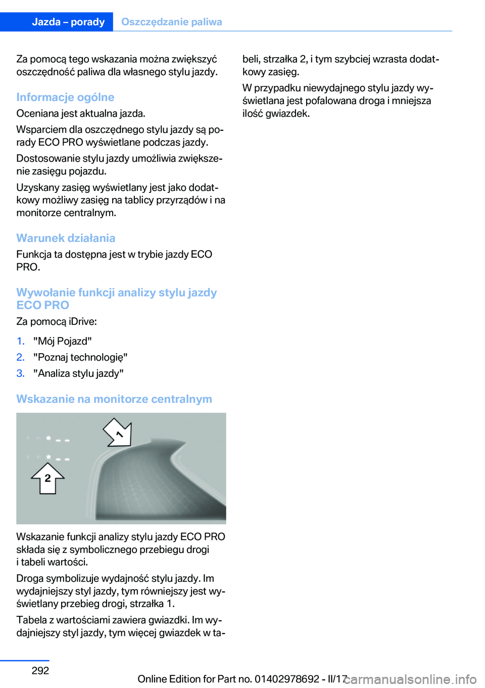 BMW 5 SERIES 2017  Instrukcja obsługi (in Polish) �Z�a� �p�o�m�o�c�